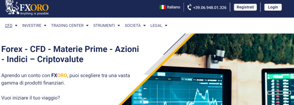 asset disponibili FXORO