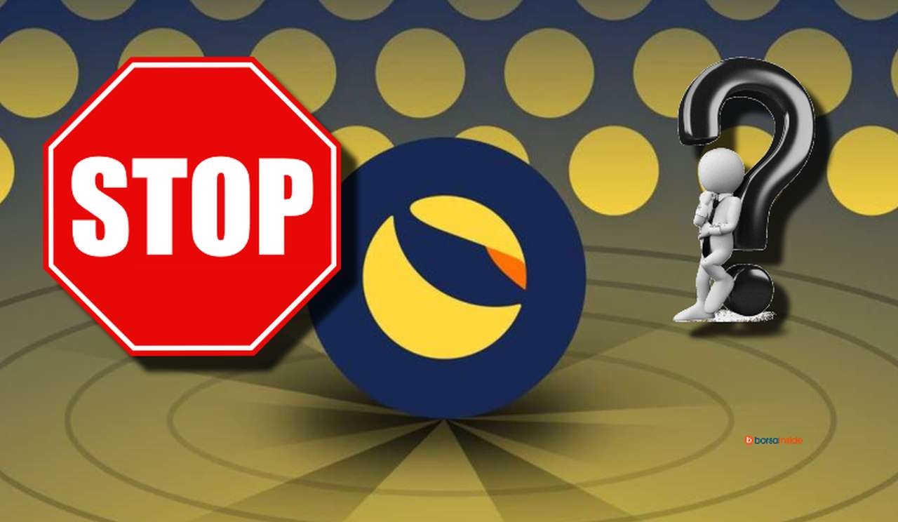 il logo di USTC con un segnale di stop e un punto interrogativo