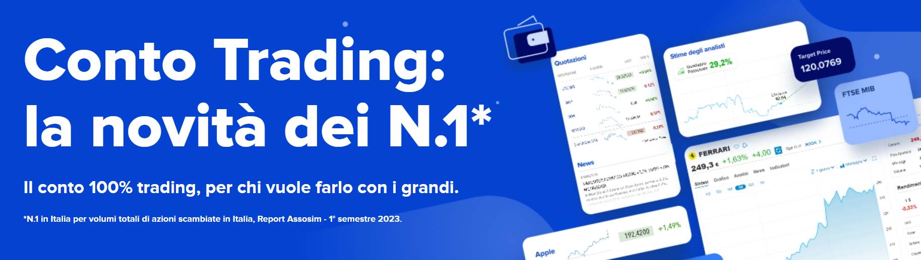 conto trading di Fineco