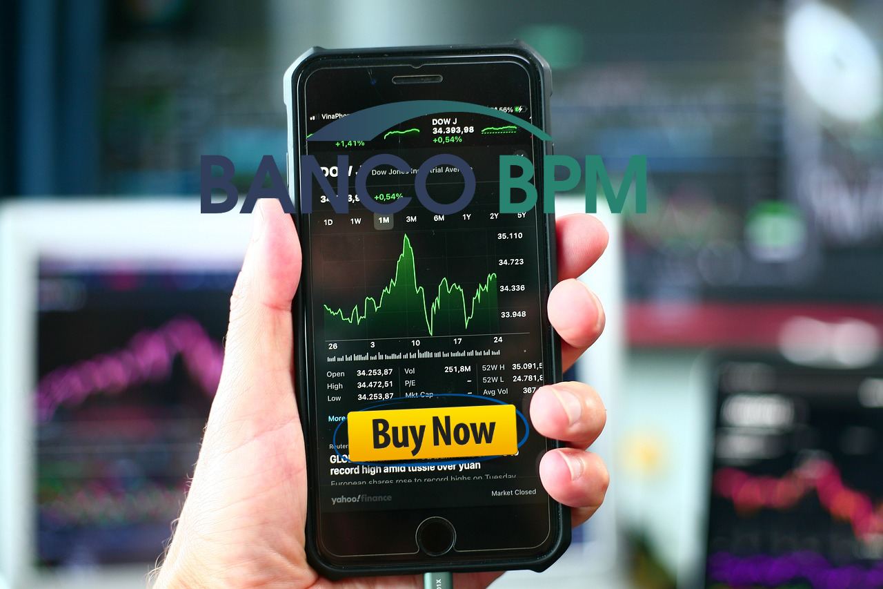 mobile trading con logo di Banco BPM