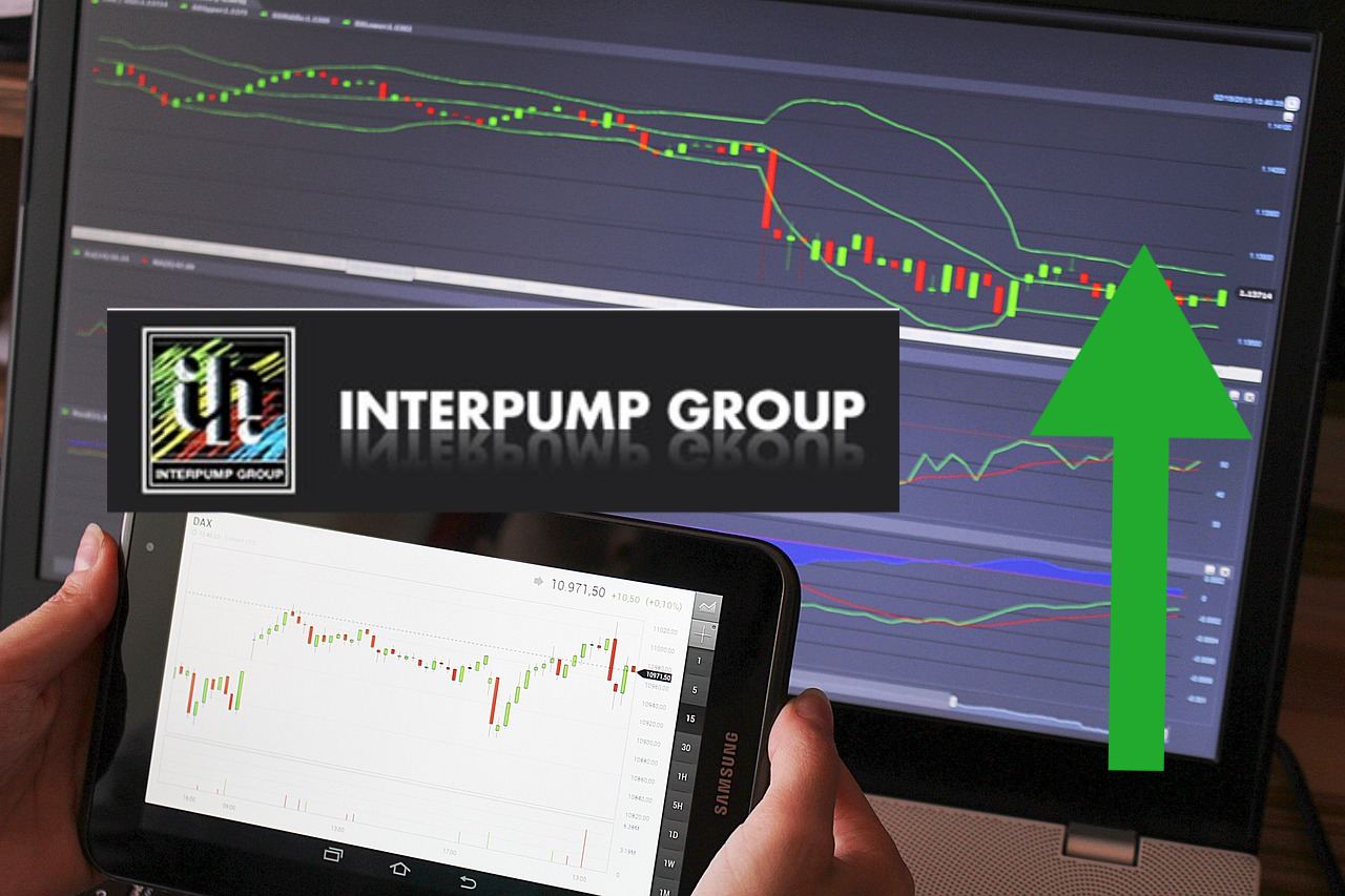 mobile trading e logo di Interpump Group