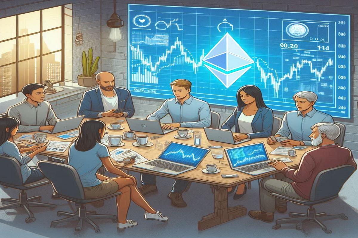 investitore che analizzano andamento di Ethereum