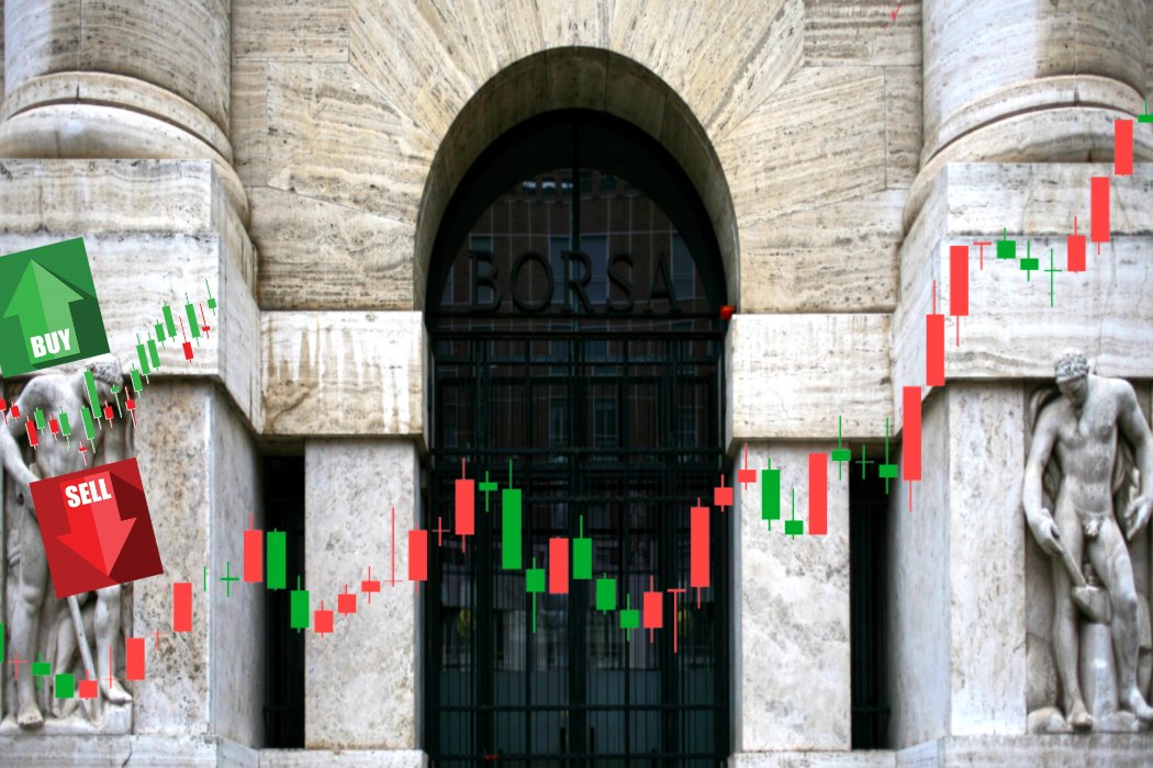 ingresso della borsa di Milano