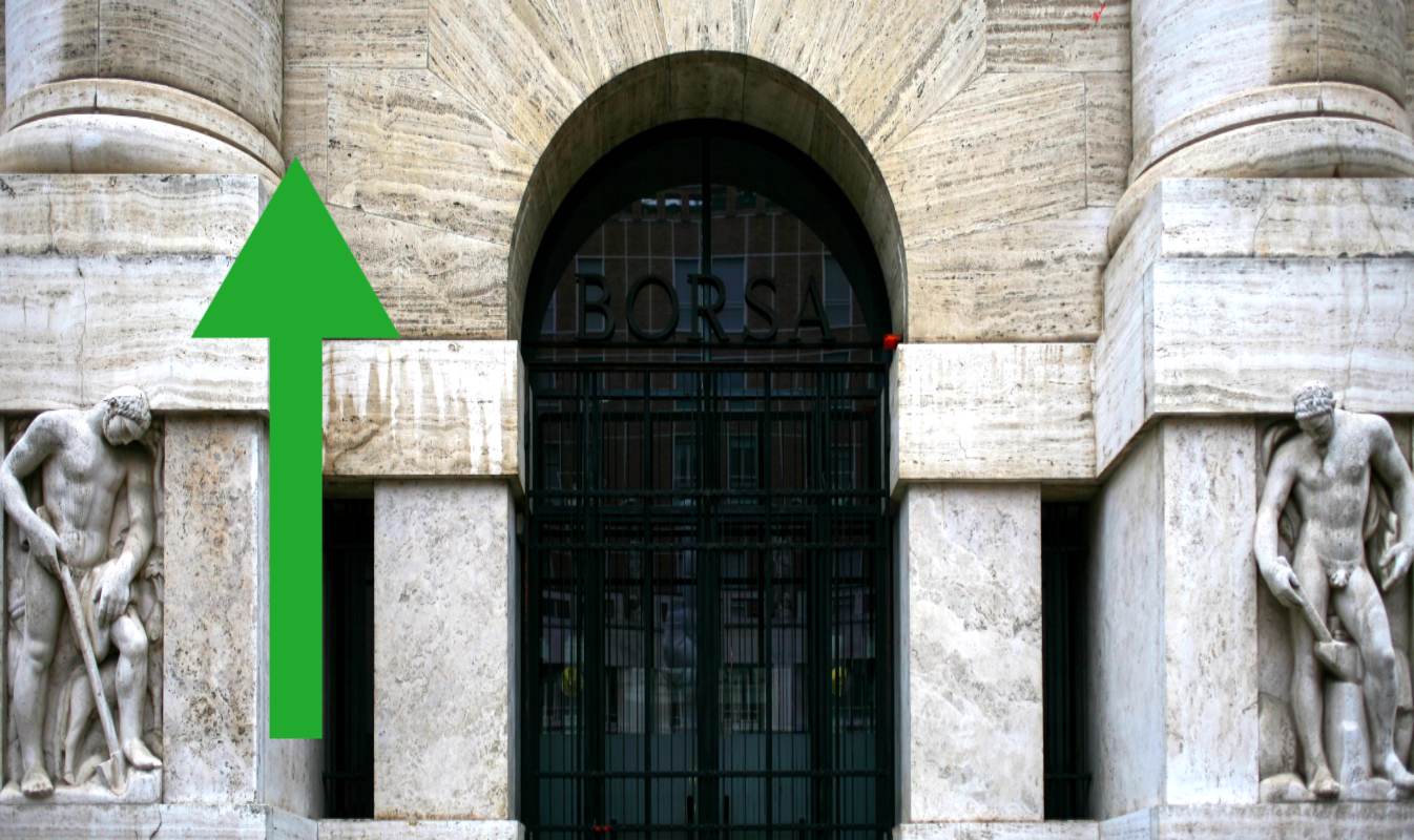 ingresso della borsa di Milano