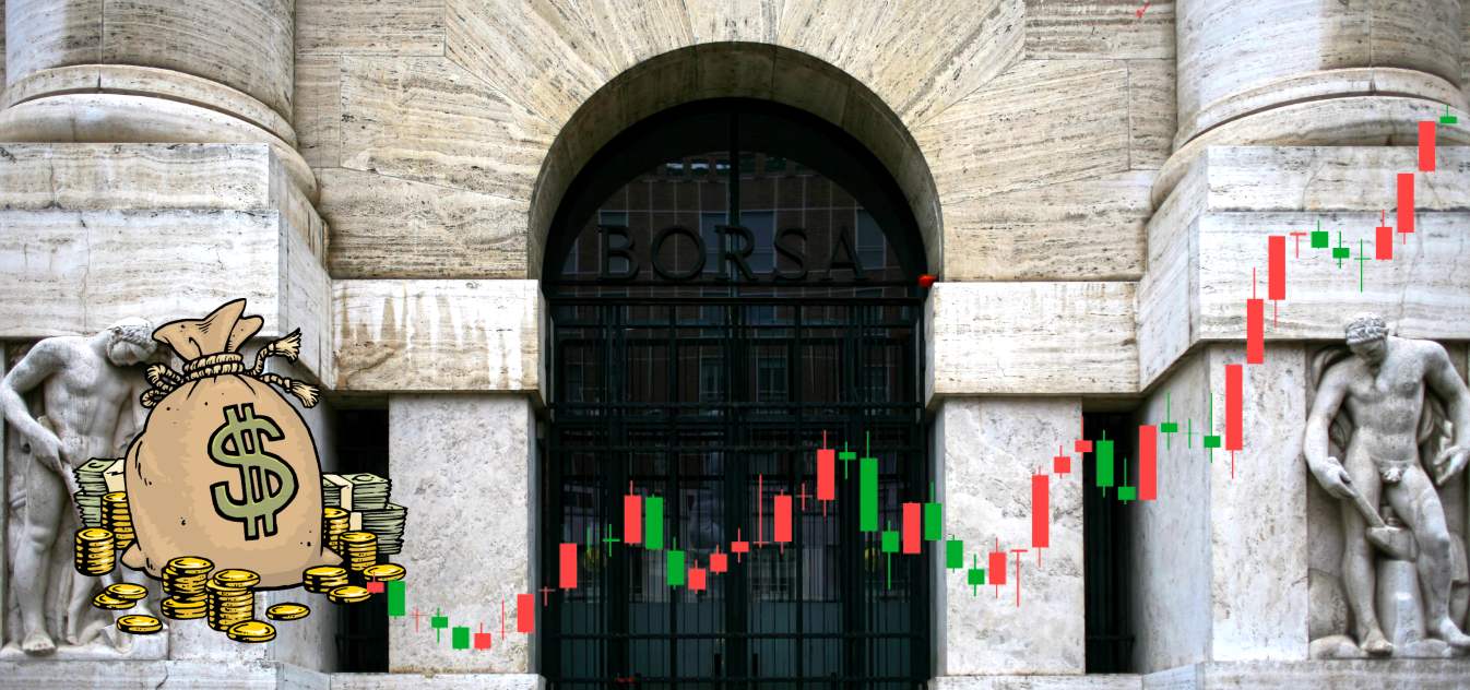 ingresso della borsa di Milano