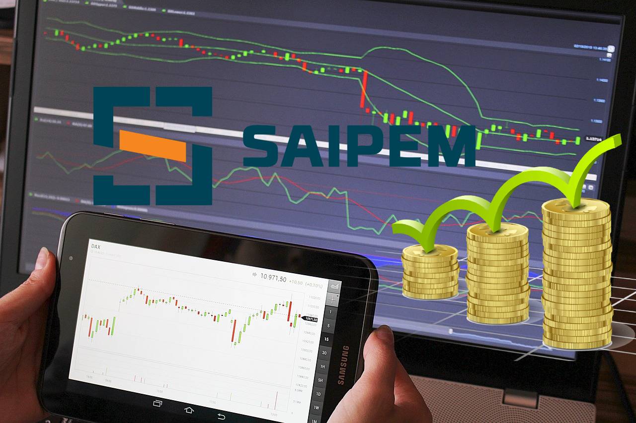 logo di Saipem su tablet