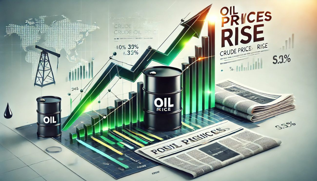 grafico rialzista sul prezzo del petrolio