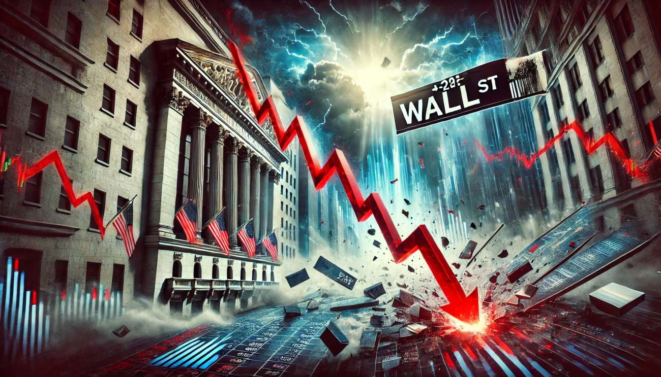 Wall Street che crolla