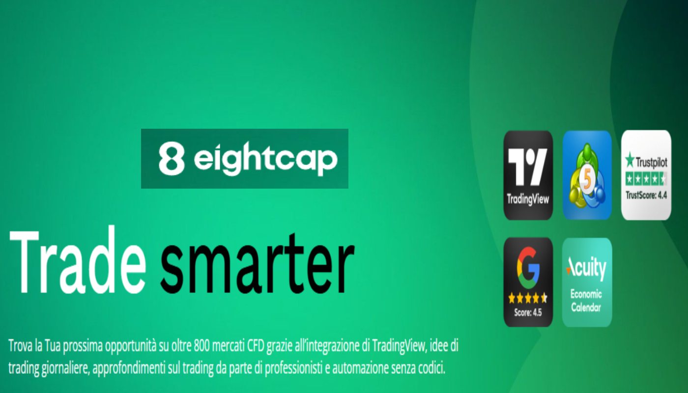 Eightcap recensioni e opinioni 2025: come funziona, costi e piattaforme