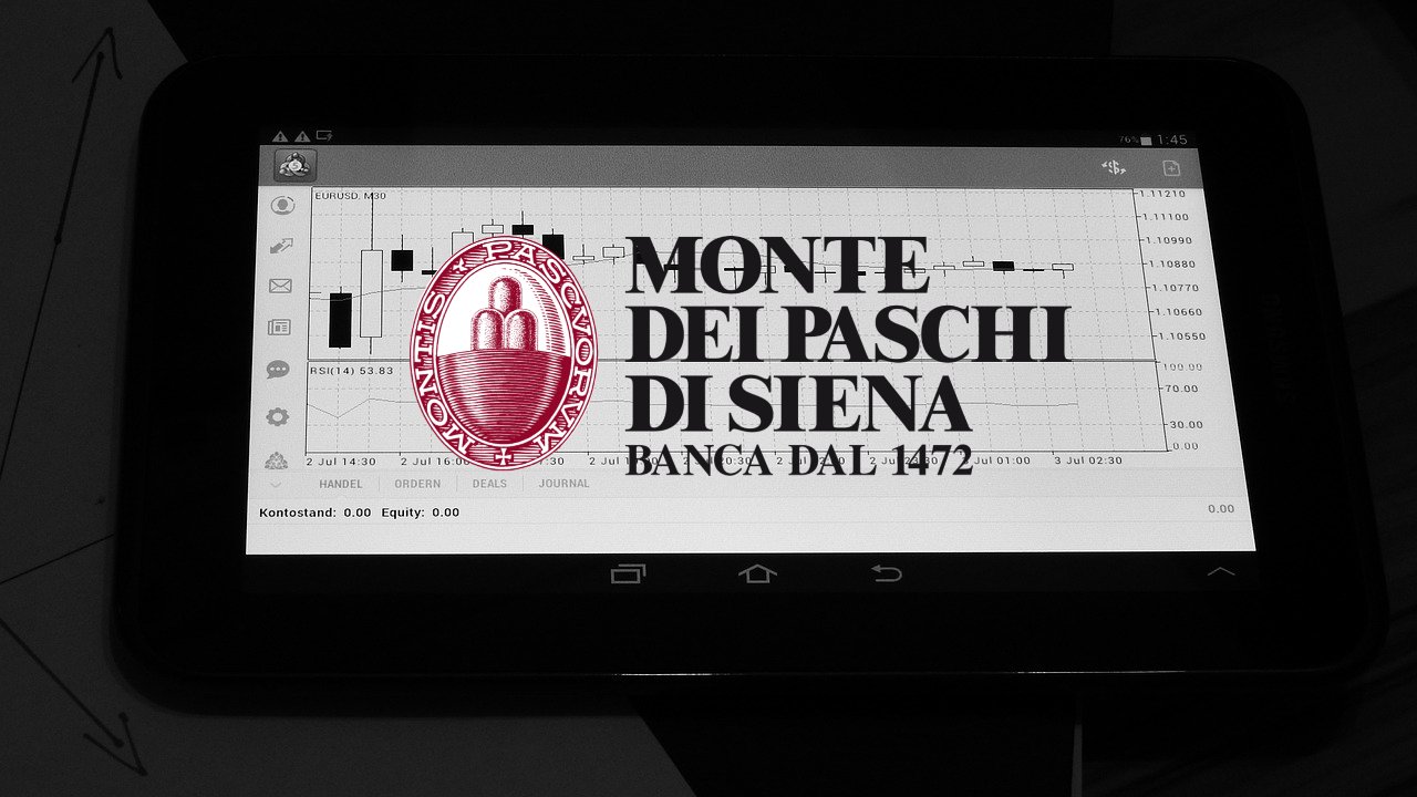 logo di MPS su tablet