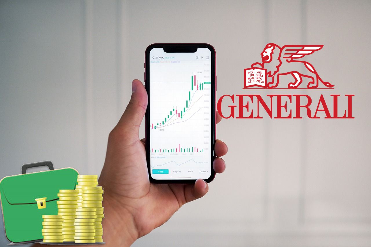 logo di Generali e mobile trading