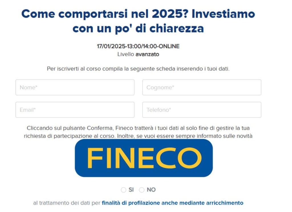 Fineco webinar 2025