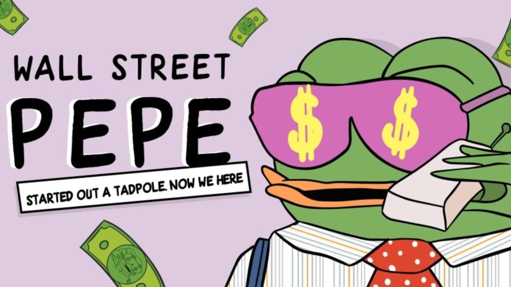 Pepe, Wall Street Pepe, Wepe, memecoin, crypto