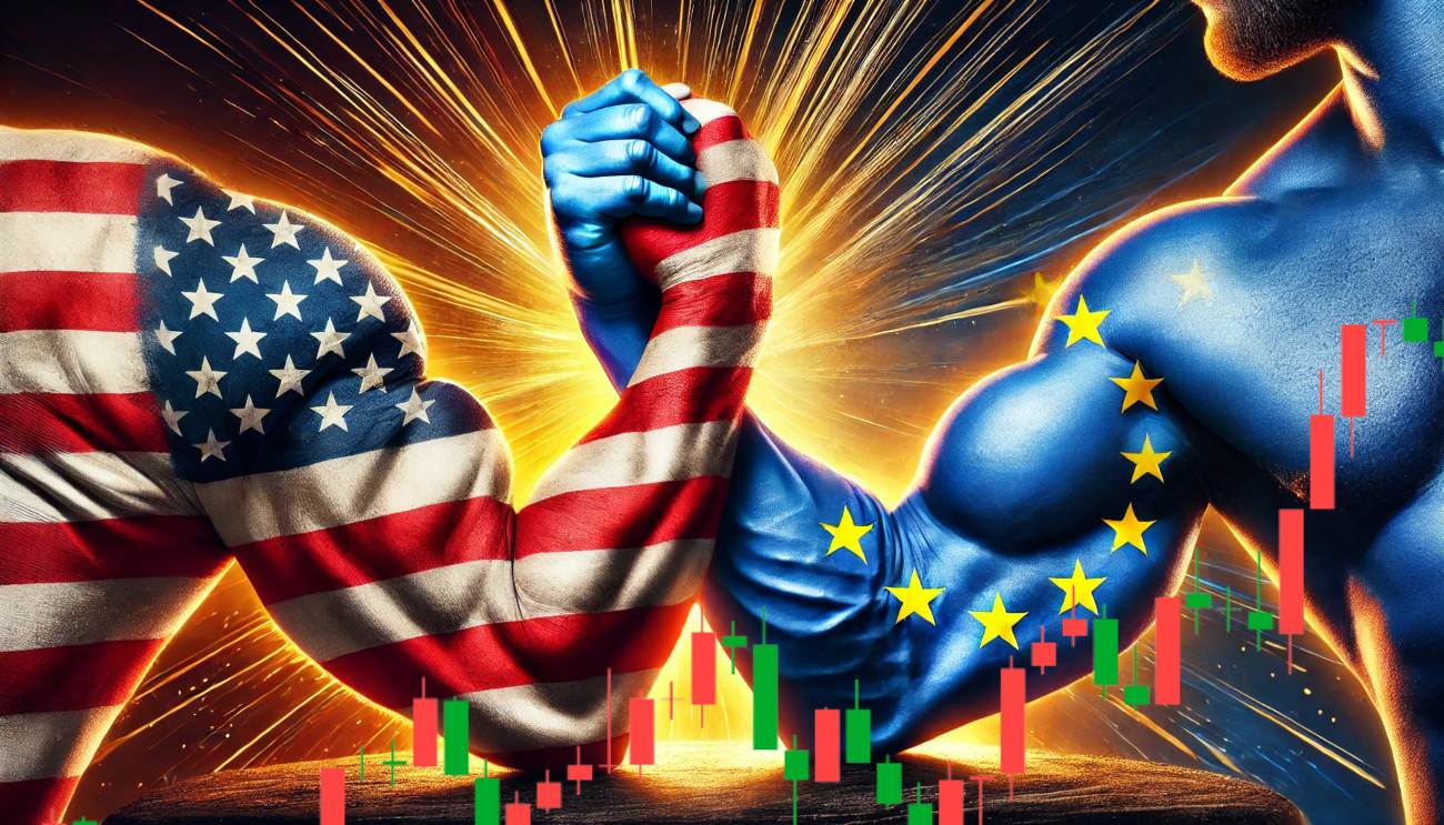 Braccio di ferro tra azioni Usa e azioni europee