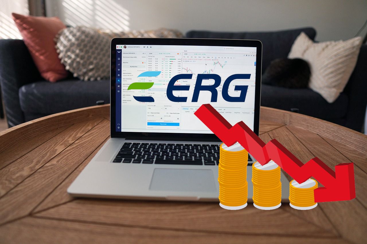 Azioni ERG crollano dopo conti 2024: cosa succede al titolo?