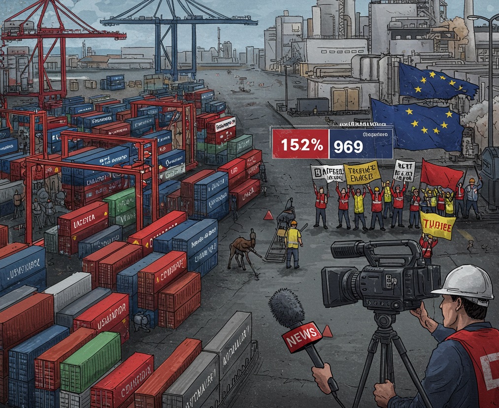 Europa in rosso, pesano i timori della guerra commerciale