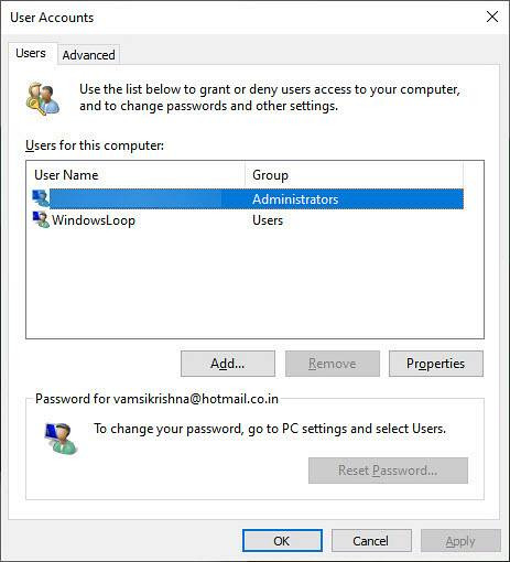 Windows: Come cambiare nome utente